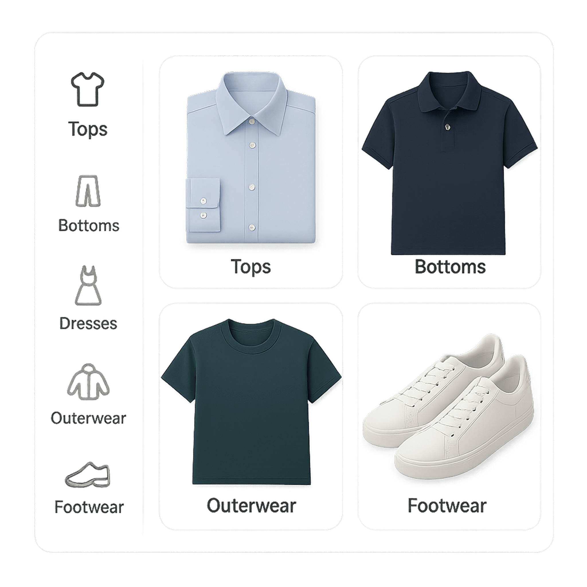 Smart Wardrobe Management Illustration